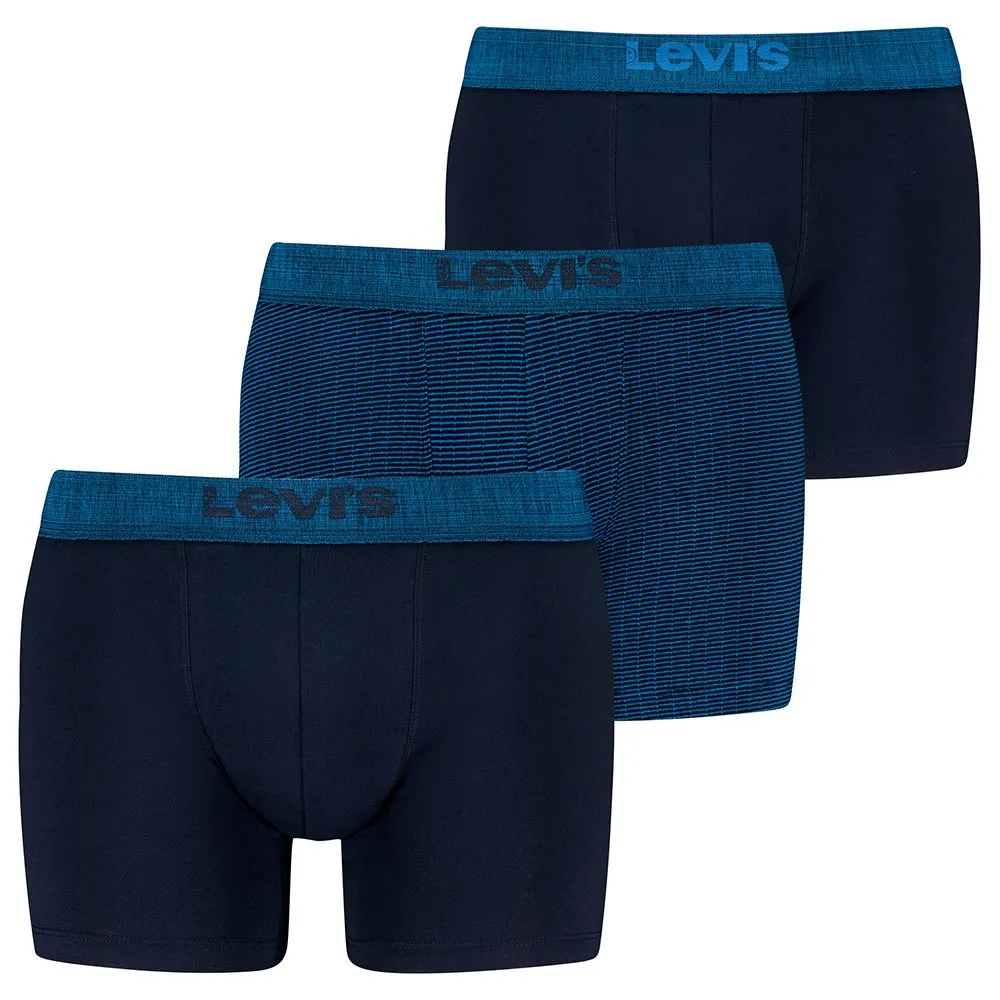 LEVI'S® LEVI'S PÁNSKÝ DÁRKOVÝ BOX 3X BOXERKY - BLUE COMBO