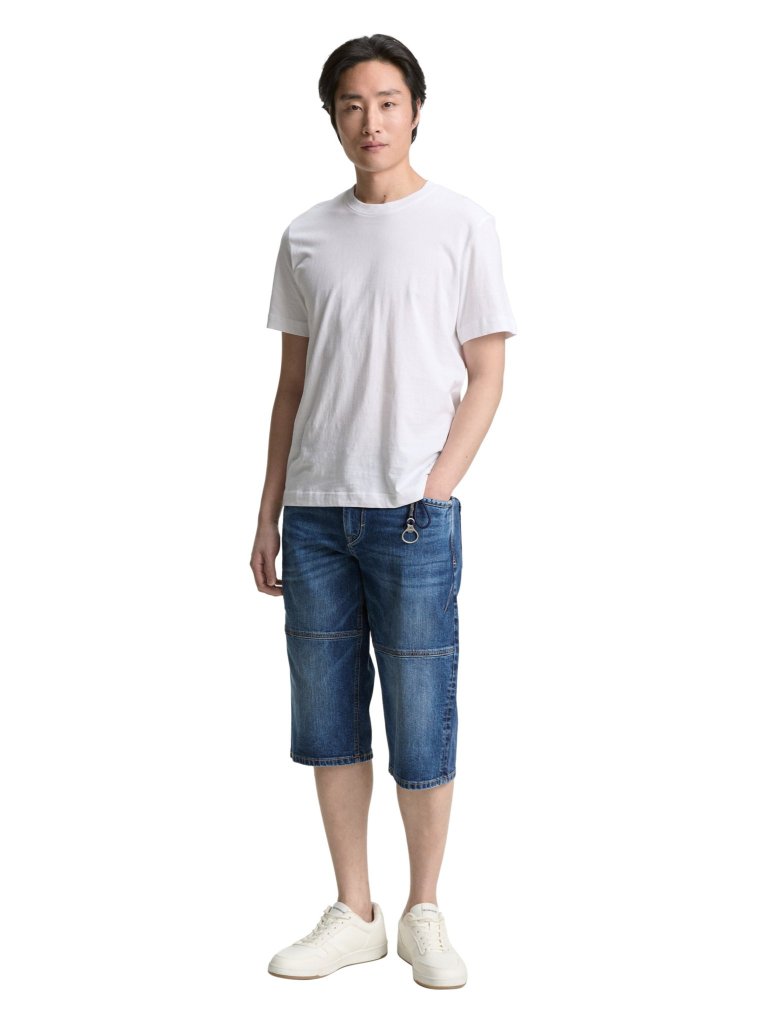 TOM TAILOR® DŽÍNOVÉ BERMUDY RELAXED FIT MORRIS- STONE USED