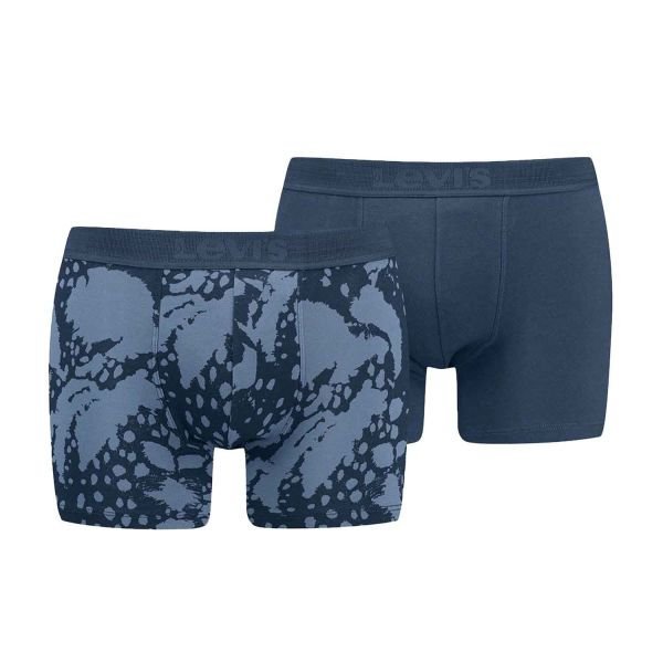 LEVI'S® PÁNSKÉ BOXERKY 2KS ANIMAL CAMO - BLUE COMBO