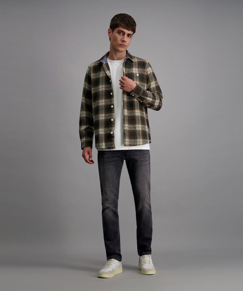 PIONEER® PÁNSKÉ REGULAR JEANS ERIC -BLACK USED