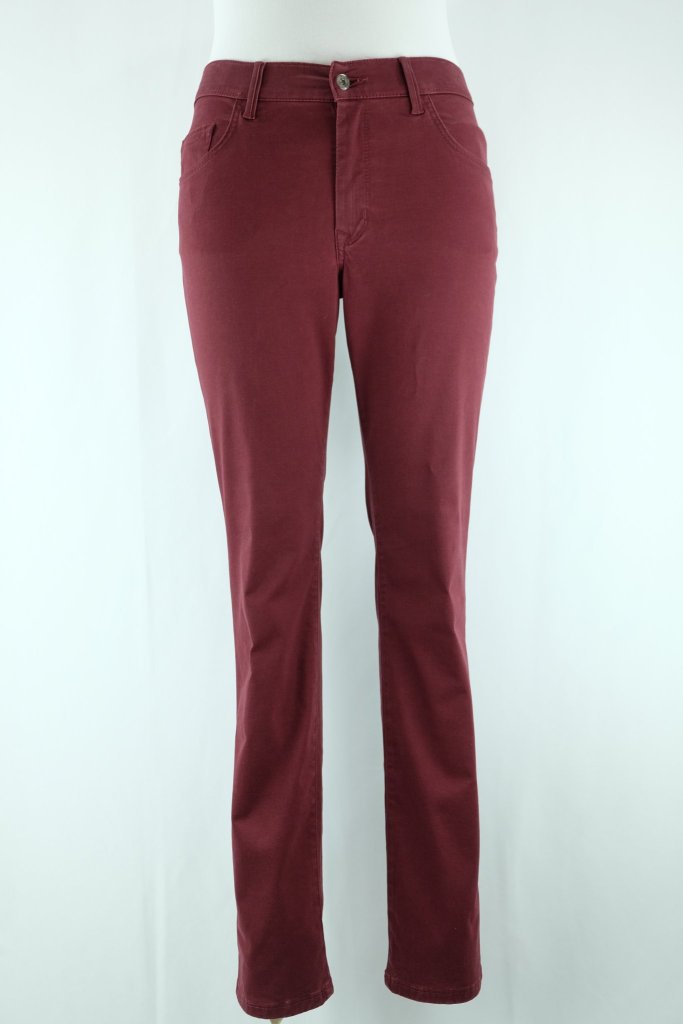 PIONEER DÁMSKÉ NEDENIMOVÉ JEANS BETTY - BORDO