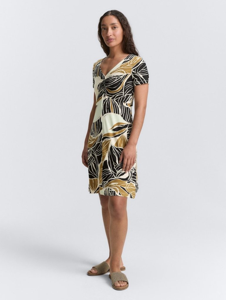 TOM TAILOR® DÁMSKÉ ÚPLETOVÉ ŠATY NAD KOLENA -VZOR