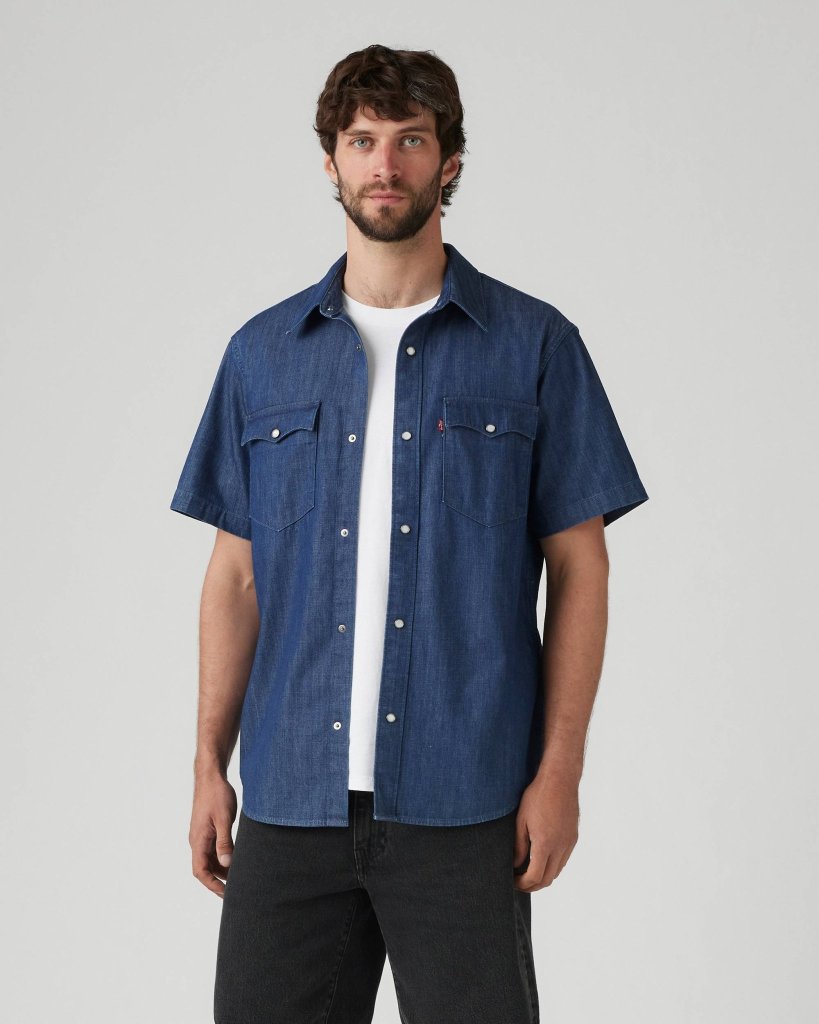 LEVI'S ® RELAXED FIT WESTERN KOŠILE - DARK WASH